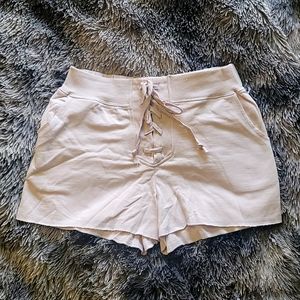 Young Fabulous & Broke Wallis Lace Up Shorts